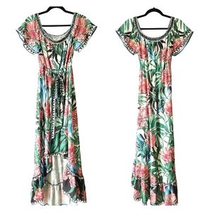 Flying Tomato High Low Floral Dress Size Large
